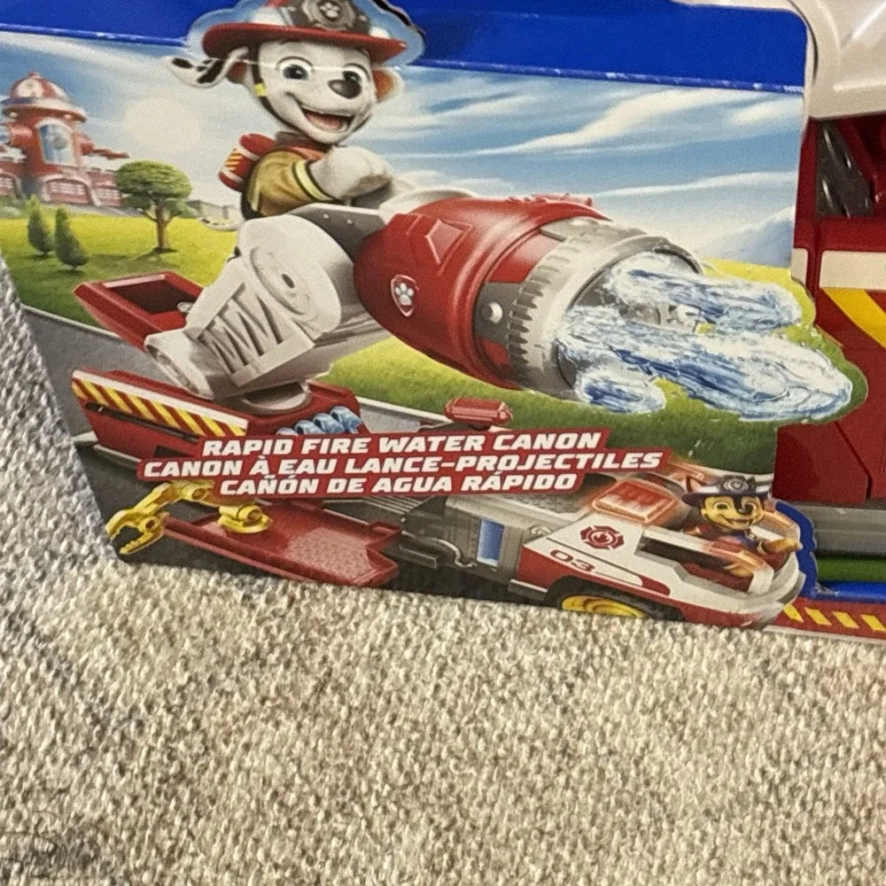 Paw Patrol Fire Rescue Rapid Reload Fire Truck Vehicle with Projectile Launcher